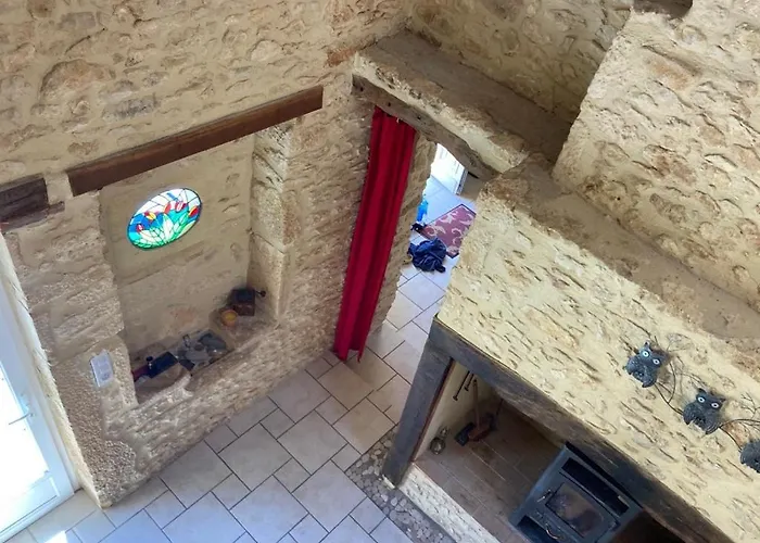Dom wakacyjny La Cadette Charmante Maison En Pierre Alles-Sur-Dordogne